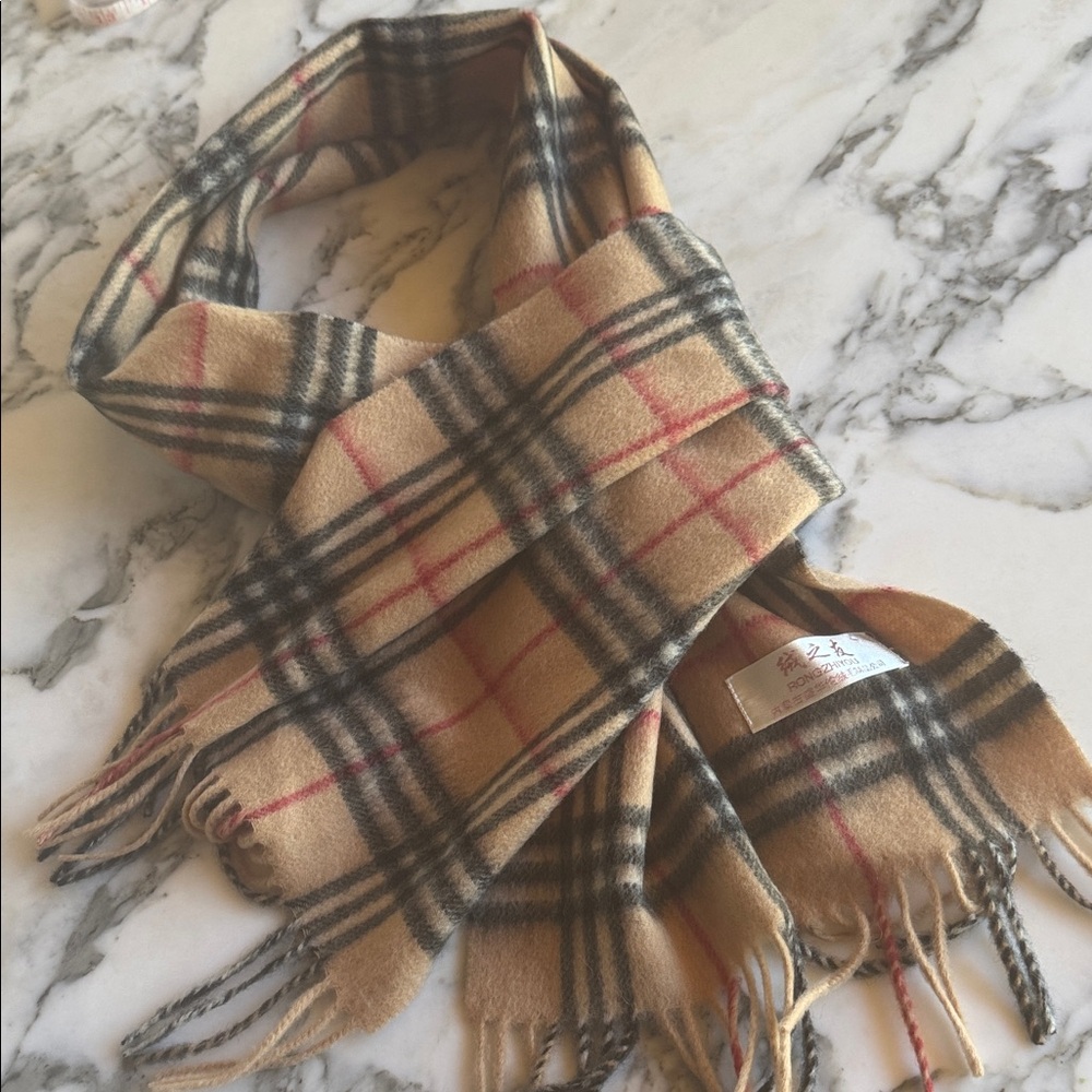 RONGZHIYOU Nova Check Wool Scarf